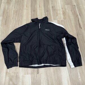 Women’s Vintage Nike Jacket Black Medium M‎ Full Zip Sportswear Y2k